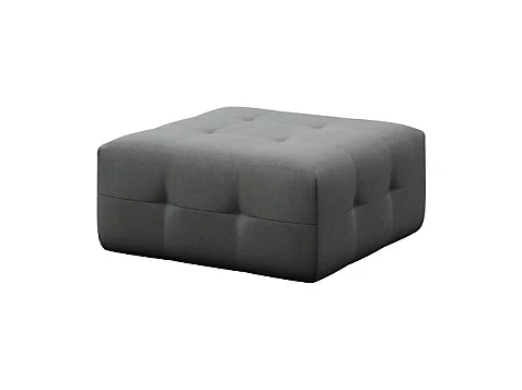 Rodier Pouf Tuil gris argenté