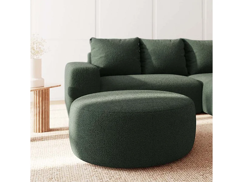 Rodier Pouf Monce vert bouteille