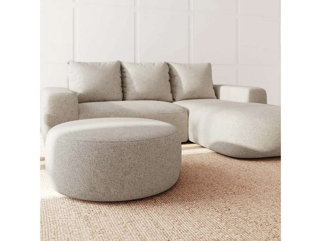 Rodier Pouf Monce beige clair