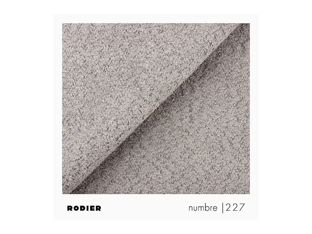 Rodier Pouf Rene gris clair