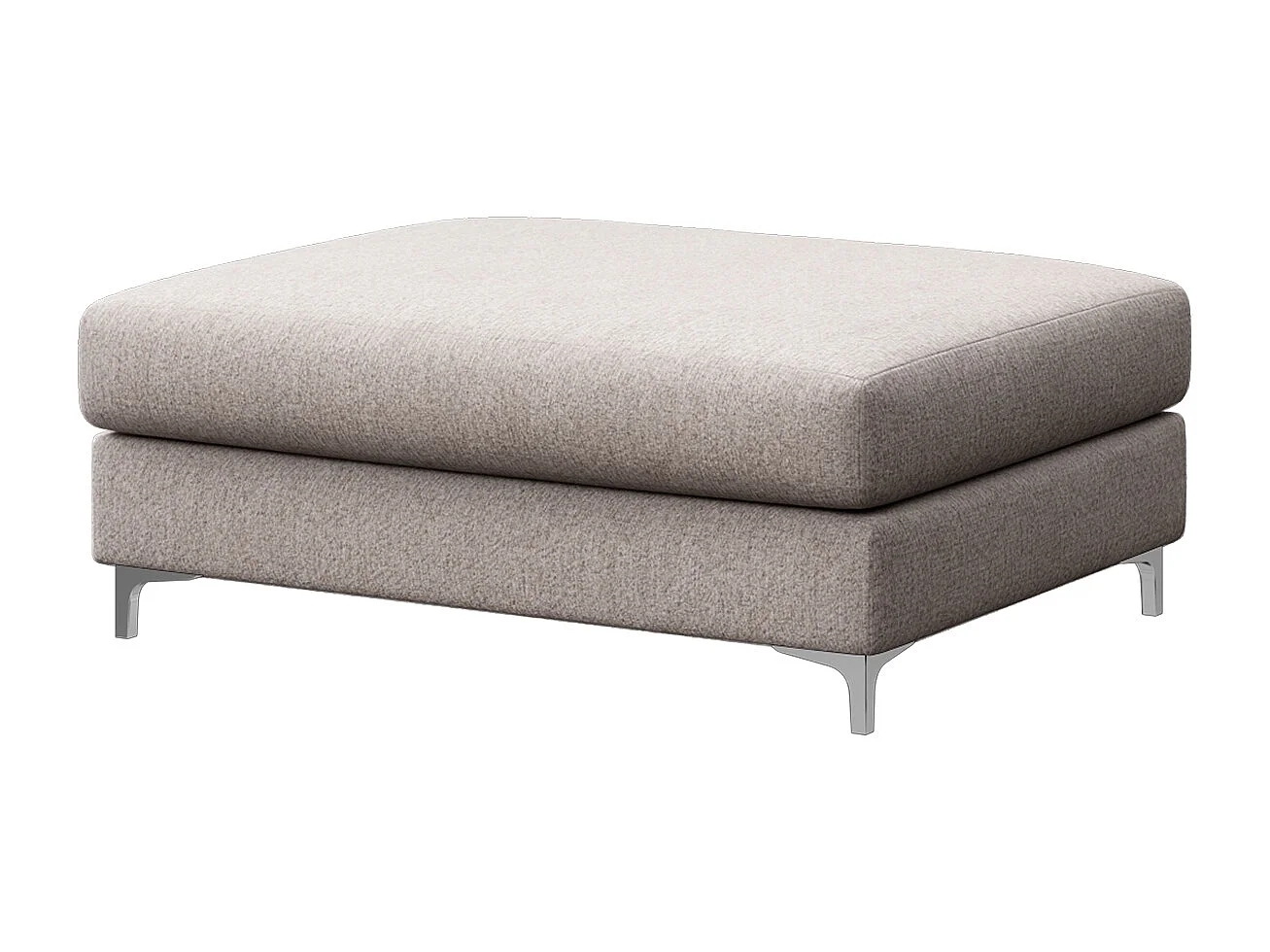 Rodier Pouf Rene gris clair