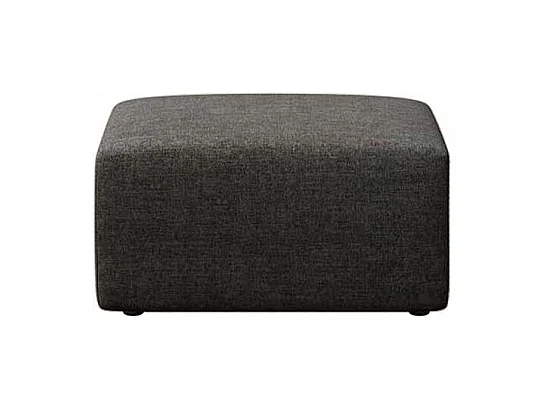 Villet elegant poef antraciet