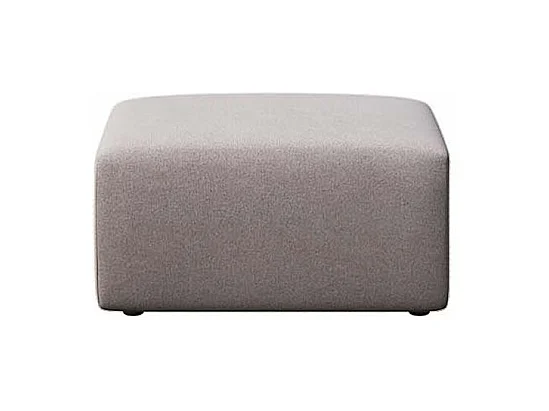 Rodier Pouf Villet gris cendré