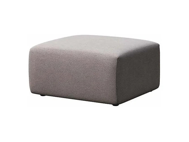 Rodier Pouf Villet gris cendré