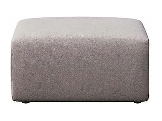 Rodier Pouf Villet gris cendré