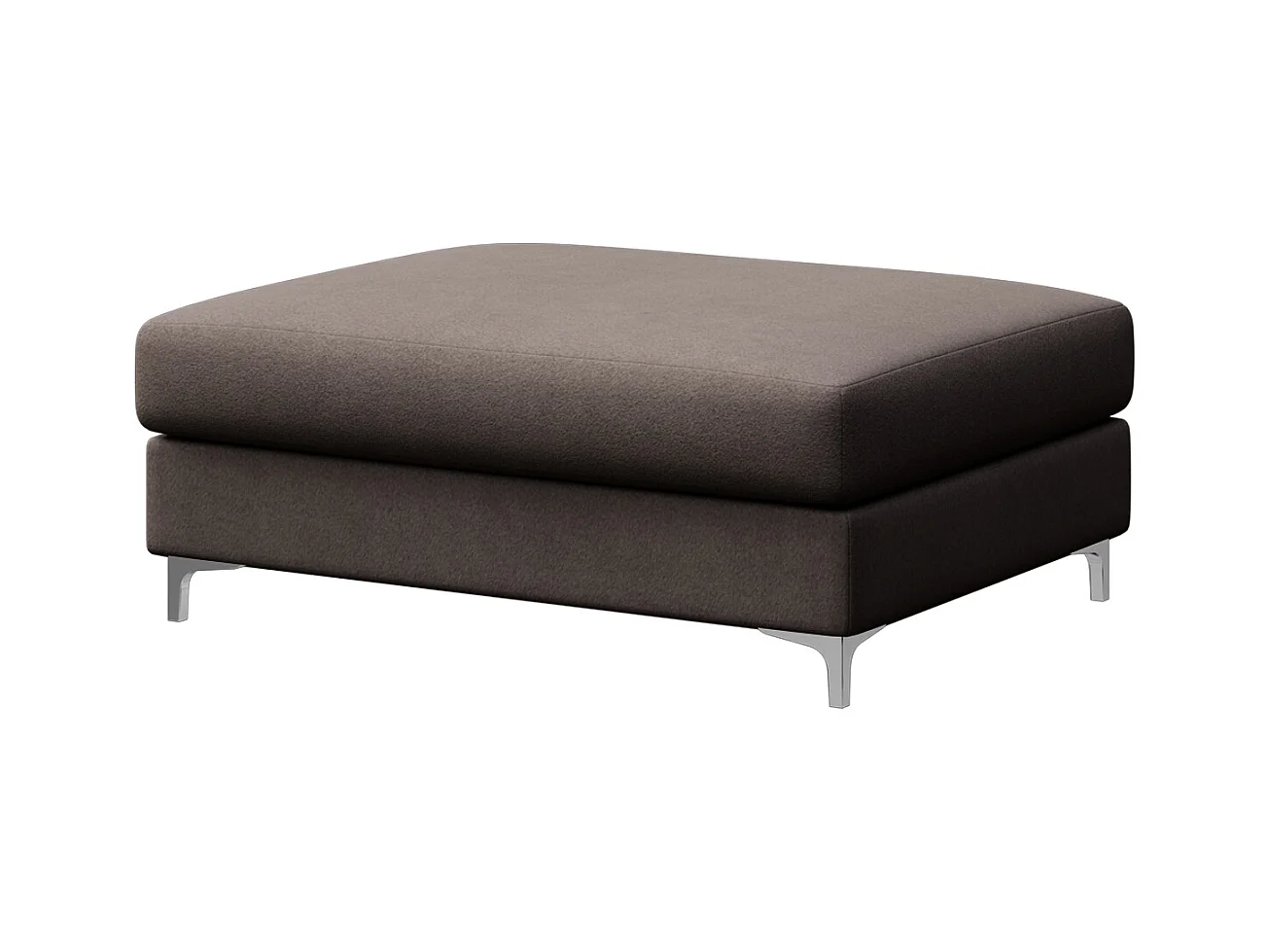 Rodier Pouf Rene gris cendré