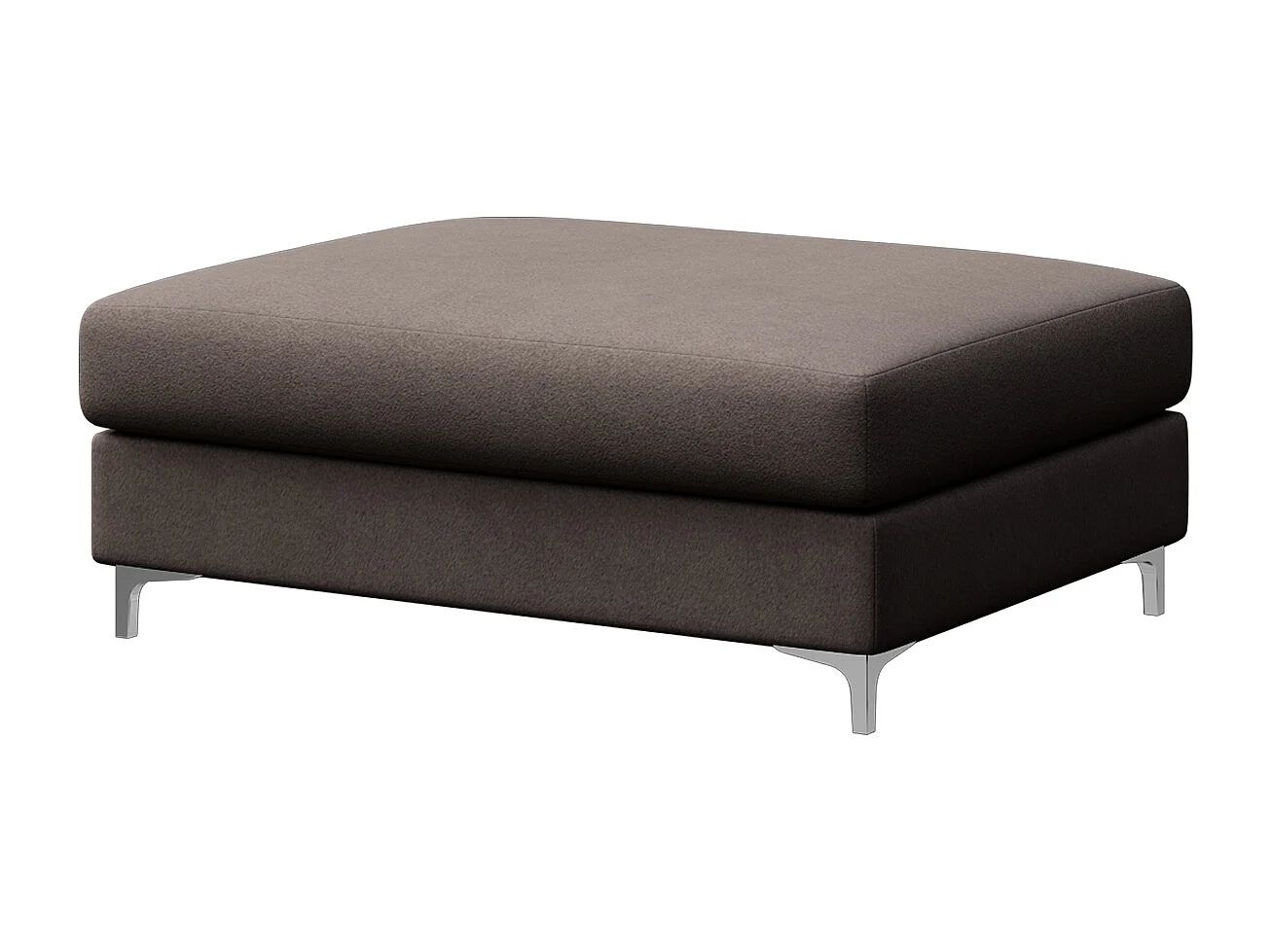 Rodier Pouf Rene gris cendré