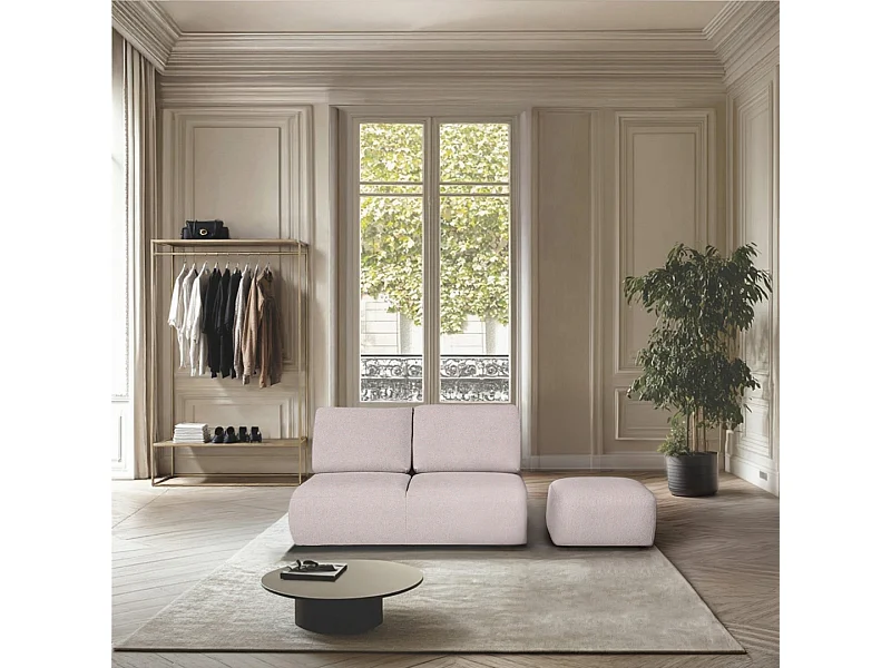 Rodier Pouf grand Mirel rose