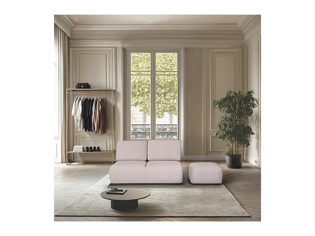 Rodier Pouf grand Mirel rose