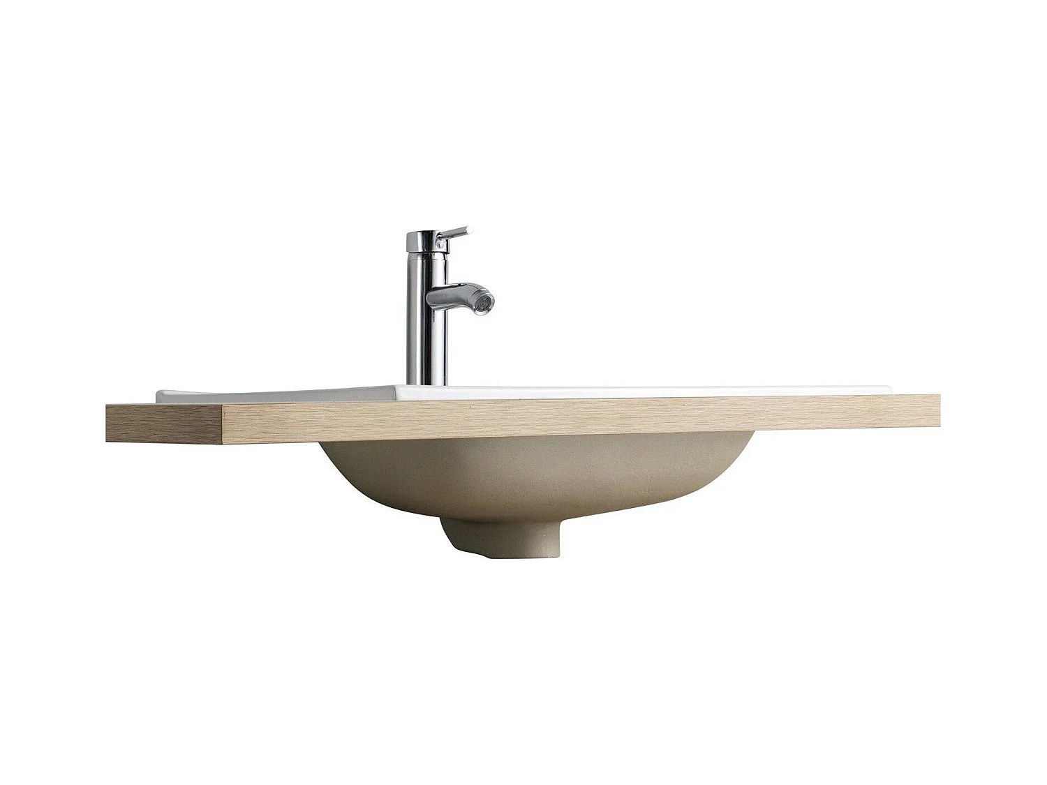 Lavabo da incasso in ceramica Ila