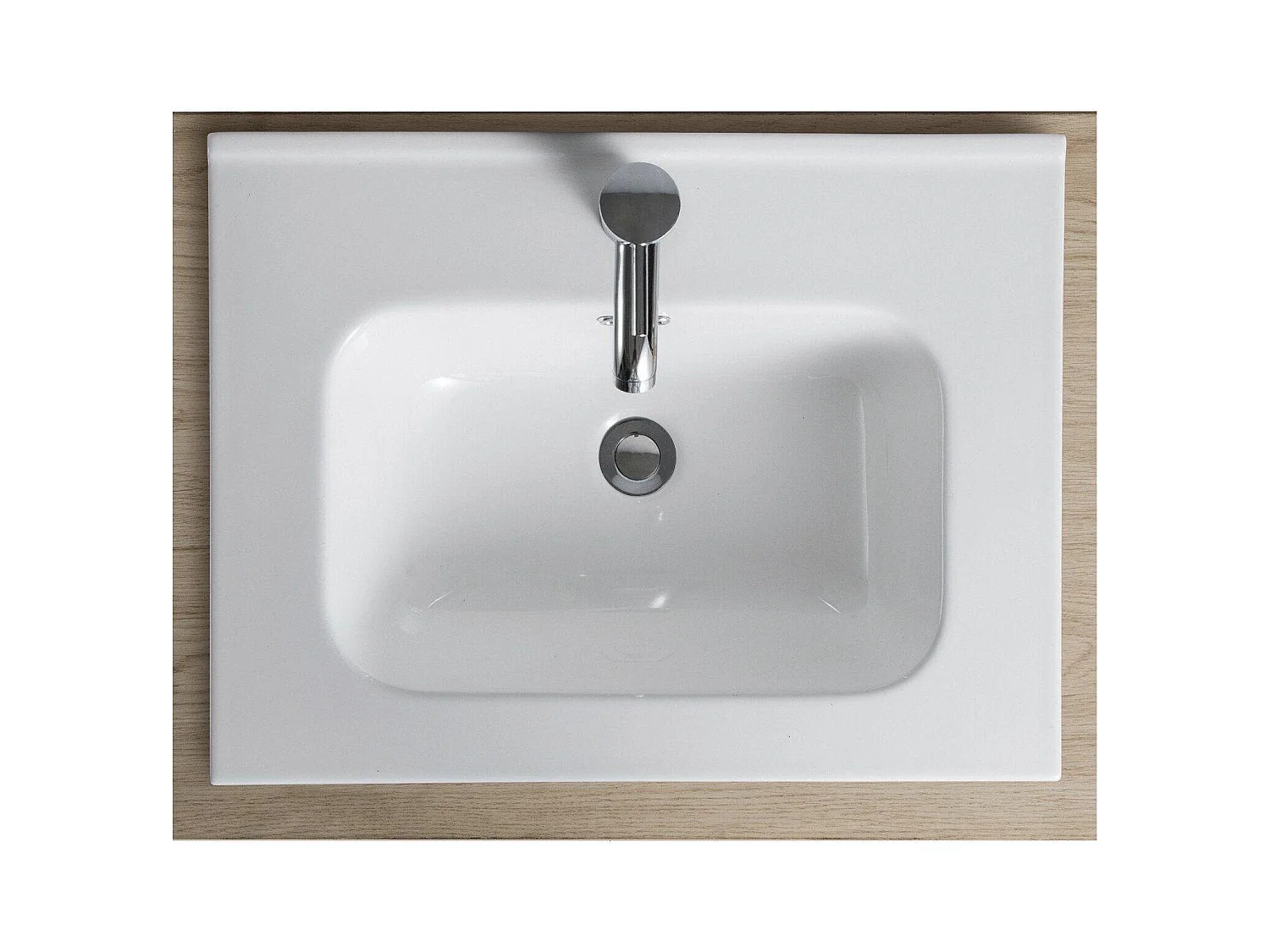 Lavabo da incasso in ceramica Ila