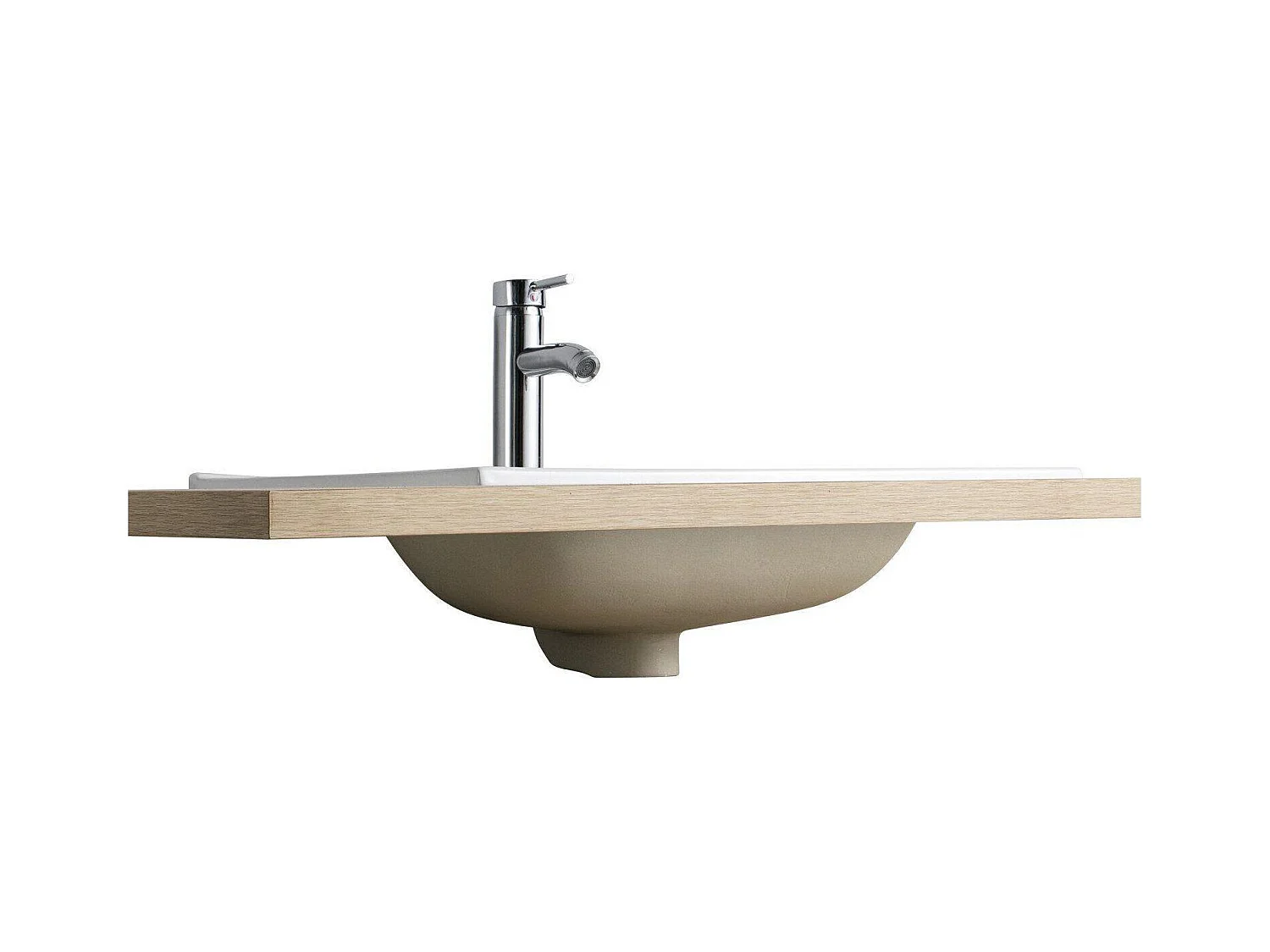 Lavabo da incasso in ceramica Ila