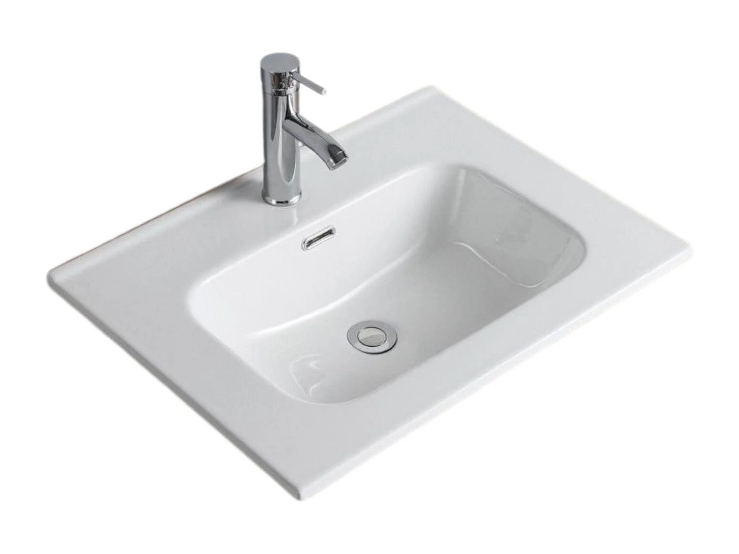 Lavabo da incasso in ceramica Ila