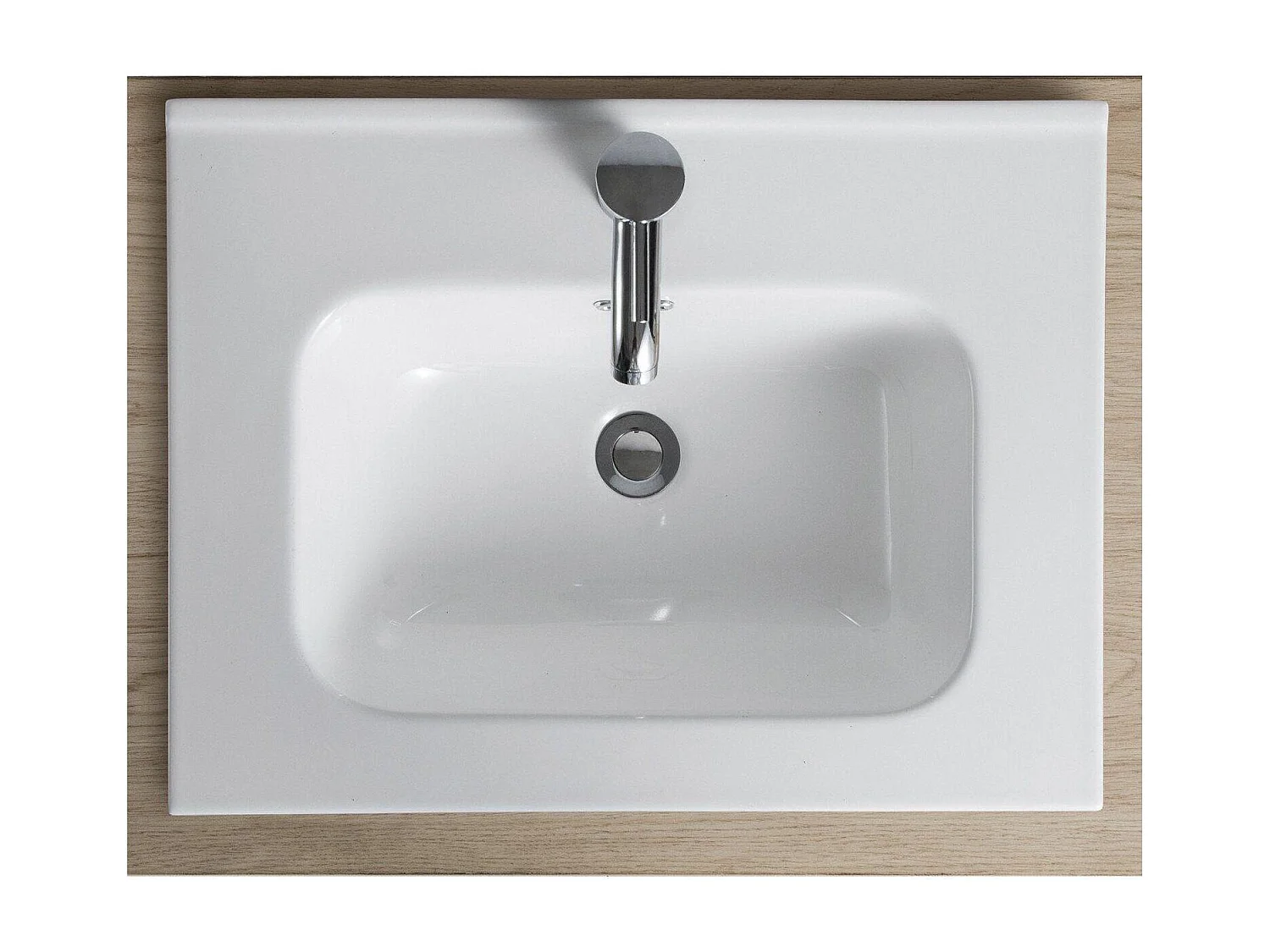 Lavabo da incasso in ceramica Ila