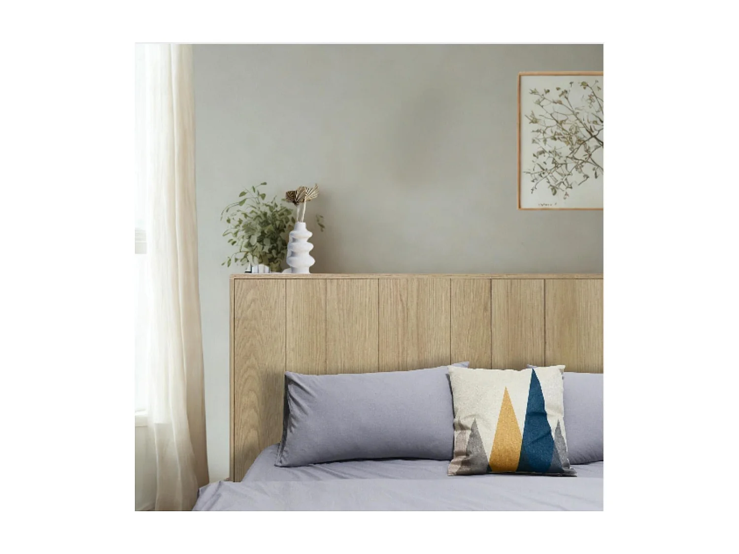 Tête de lit en chêne 165cm