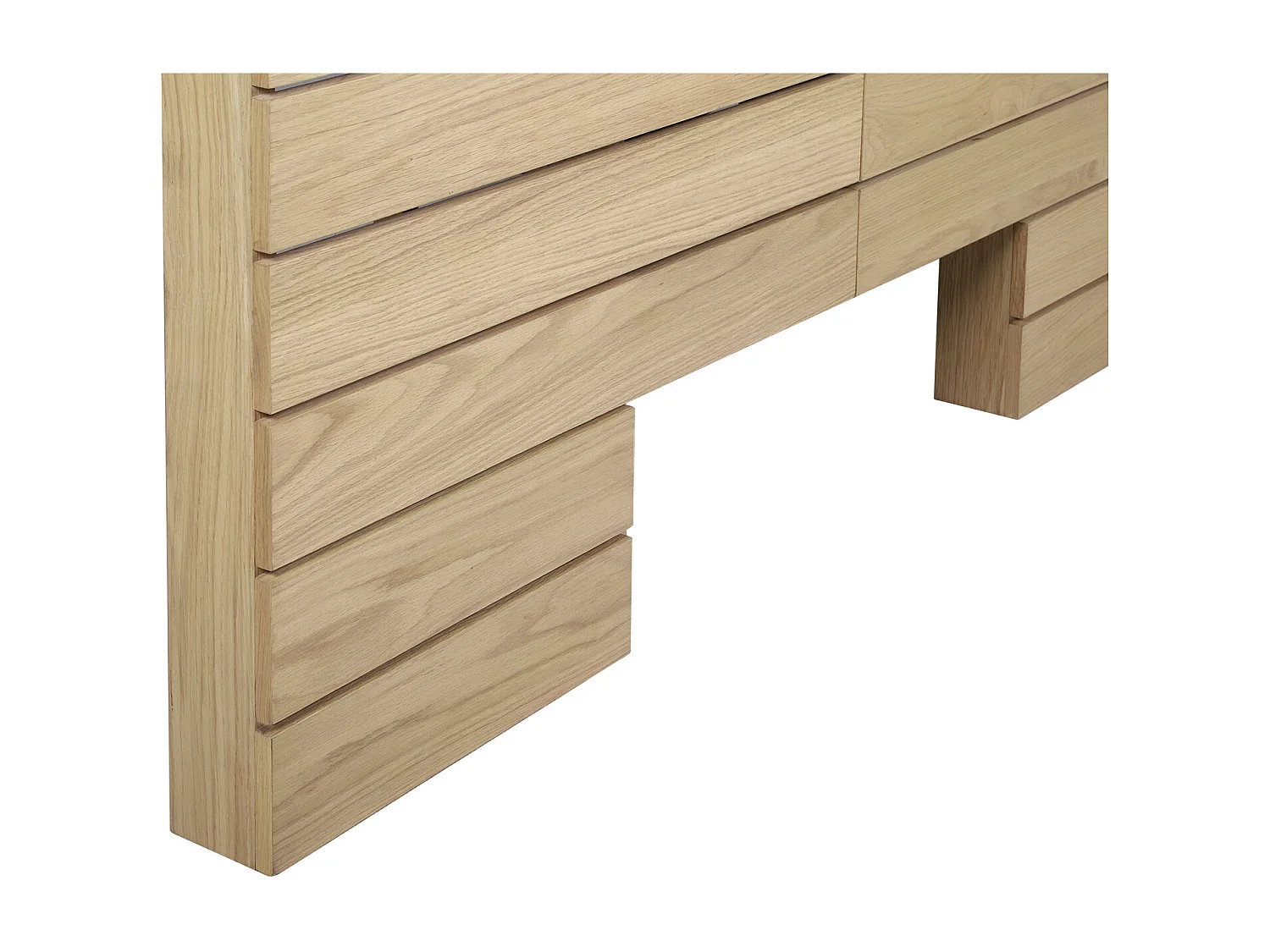 Tête de lit palette en chêne 165cm