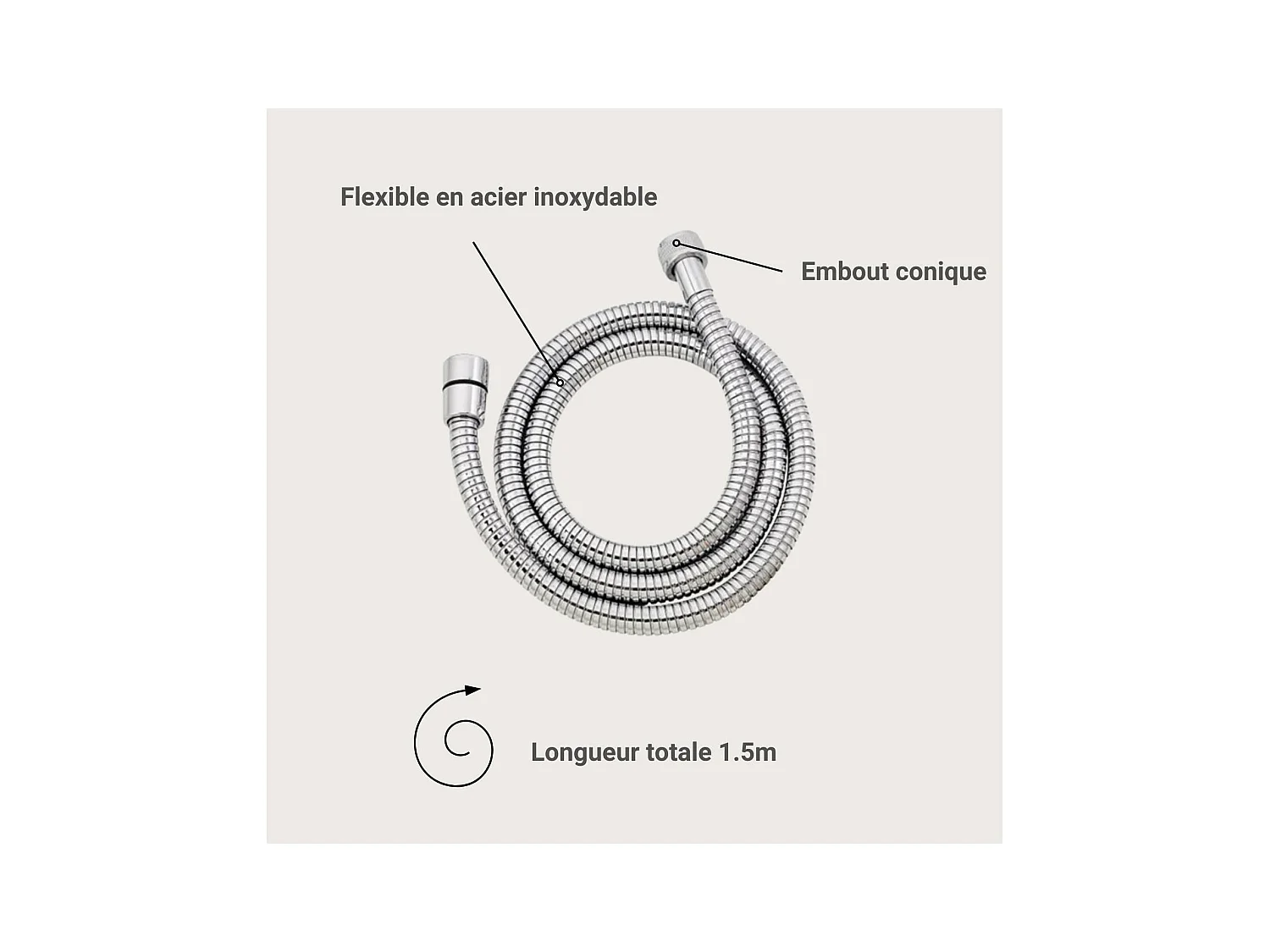 Flexible de acero inoxidable AXON