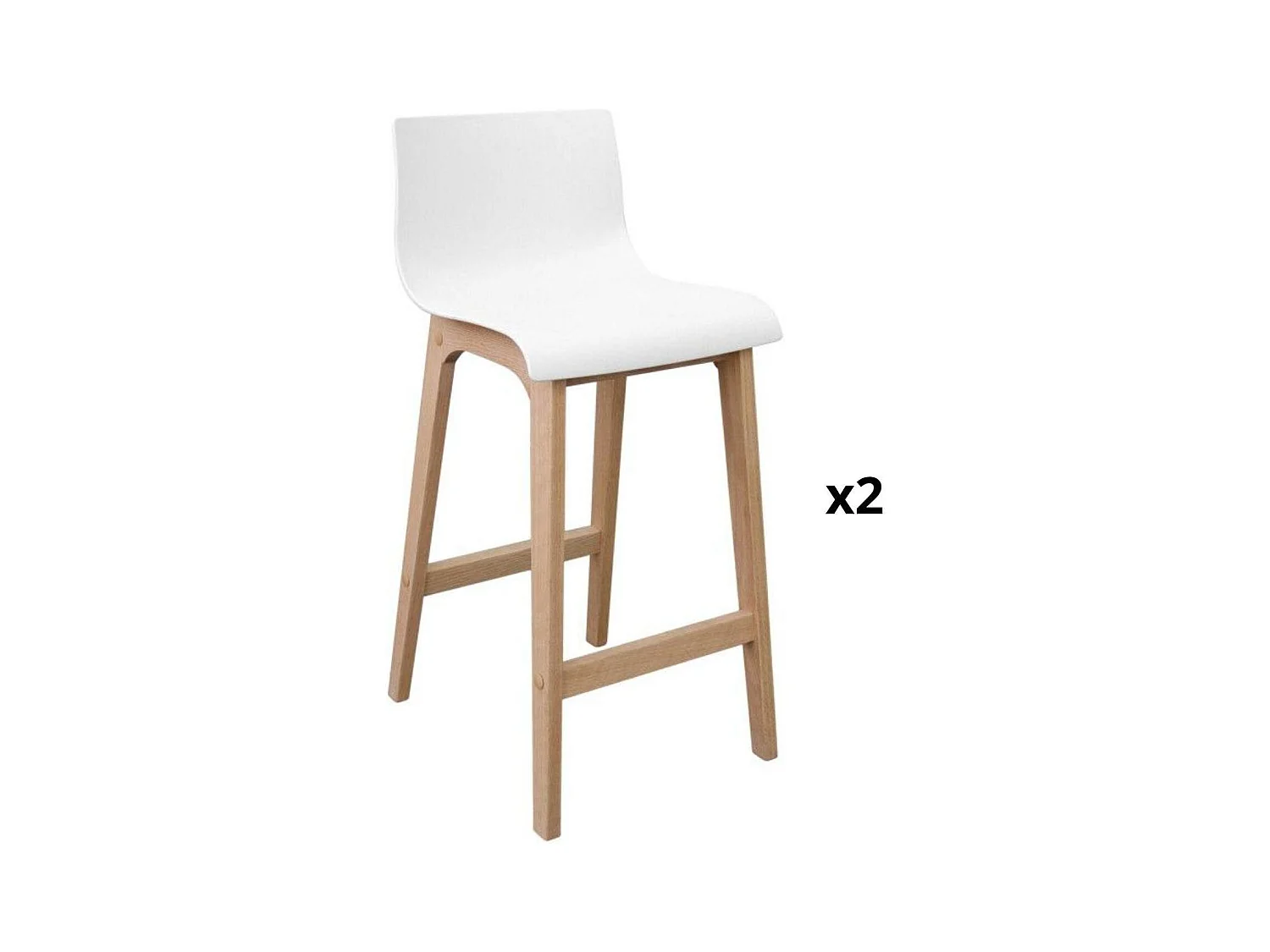 65 cm TANNA Barhocker aus Eiche