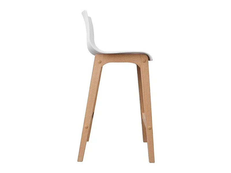 Set di sgabelli da bar in rovere TANNA da 65 cm