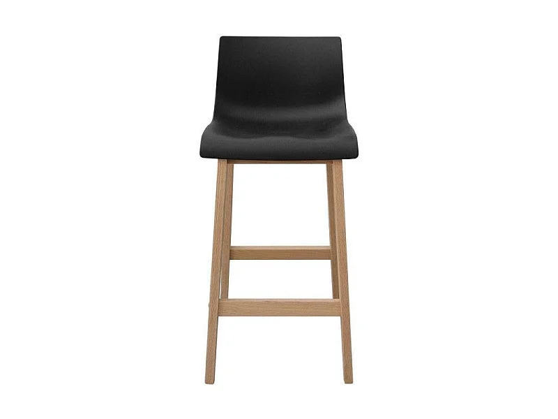 Lot de tabourets de bar en chêne 65cm TANNA