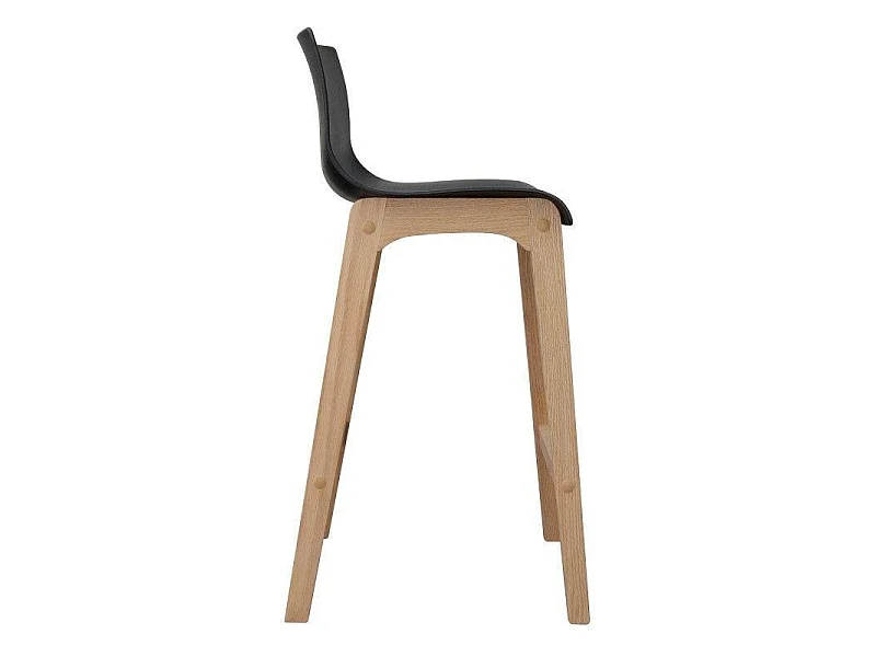 Lot de tabourets de bar en chêne 65cm TANNA