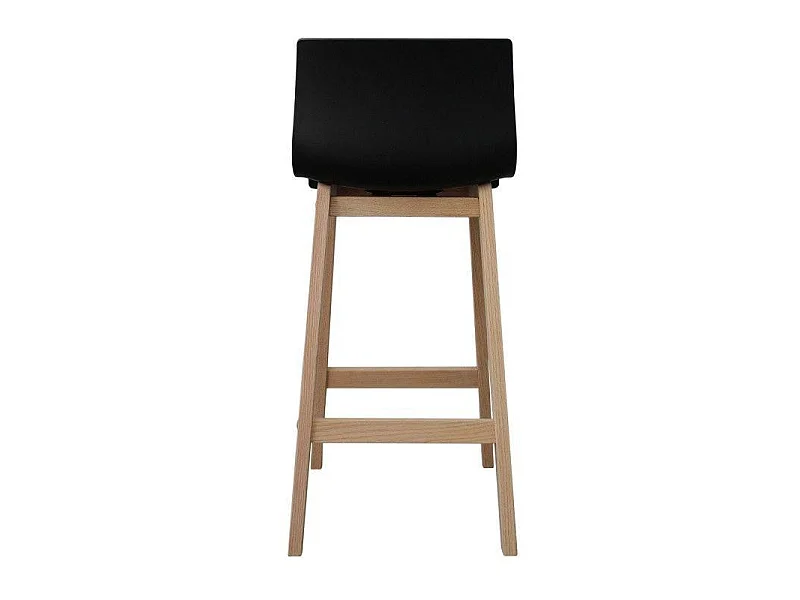 Lot de tabourets de bar en chêne 65cm TANNA