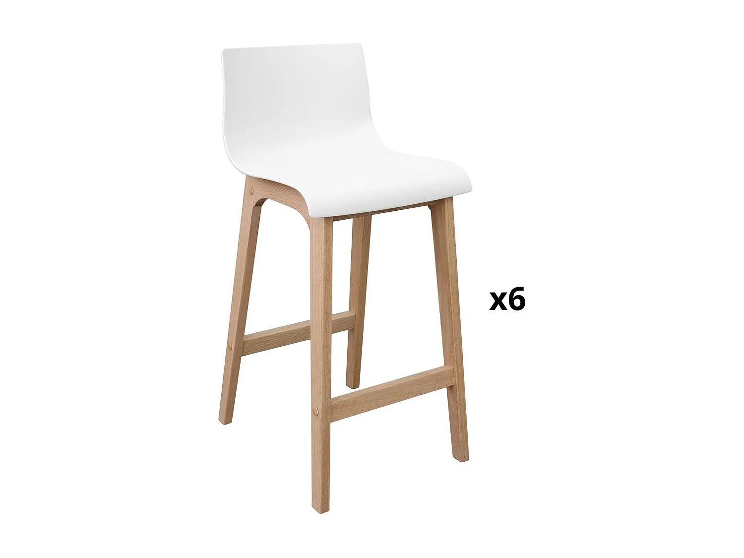 65 cm TANNA Barhocker aus Eiche