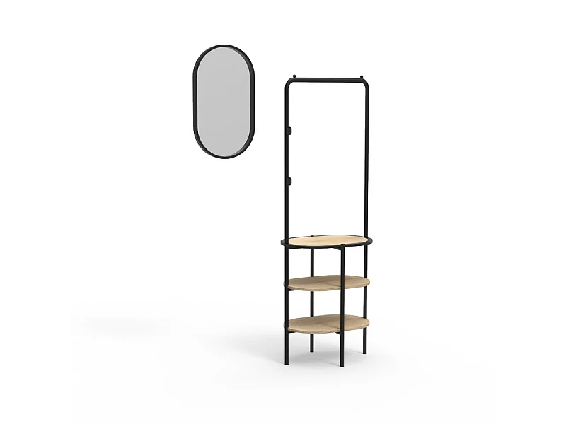 WILKO entree set rond rek + spiegel
