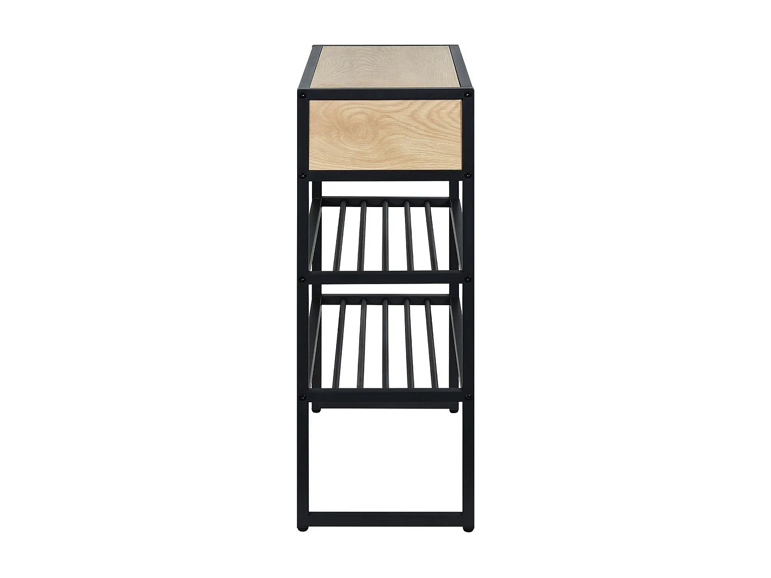 Consolle d'ingresso in metallo e legno WILKO