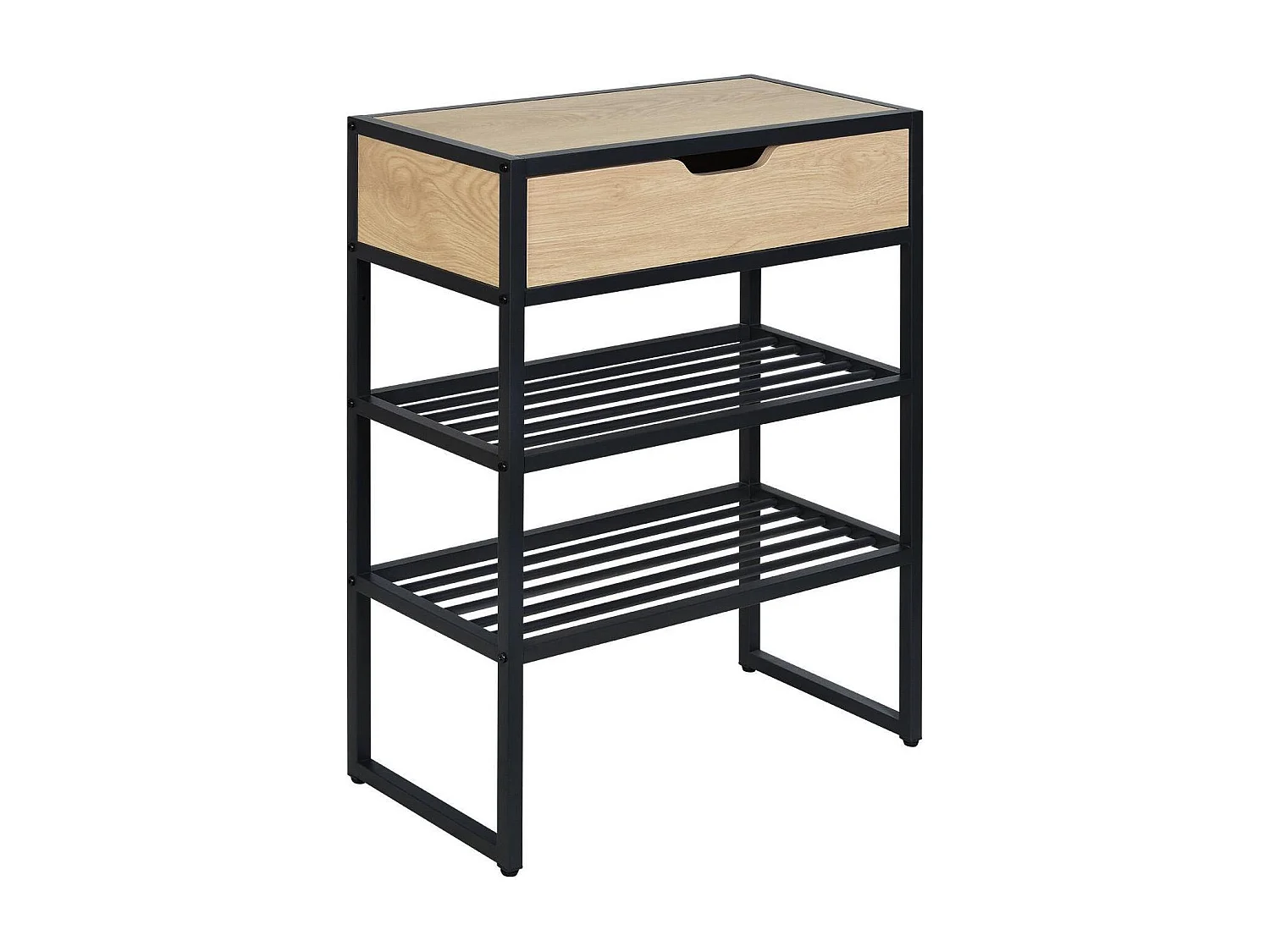 Consolle d'ingresso in metallo e legno WILKO