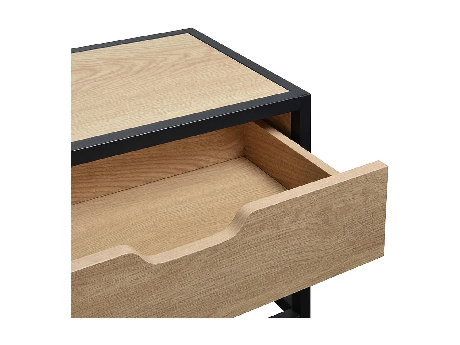 Consolle d'ingresso in metallo e legno WILKO