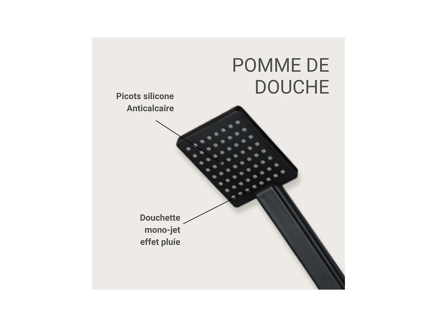 Ducha rectangular TALMA