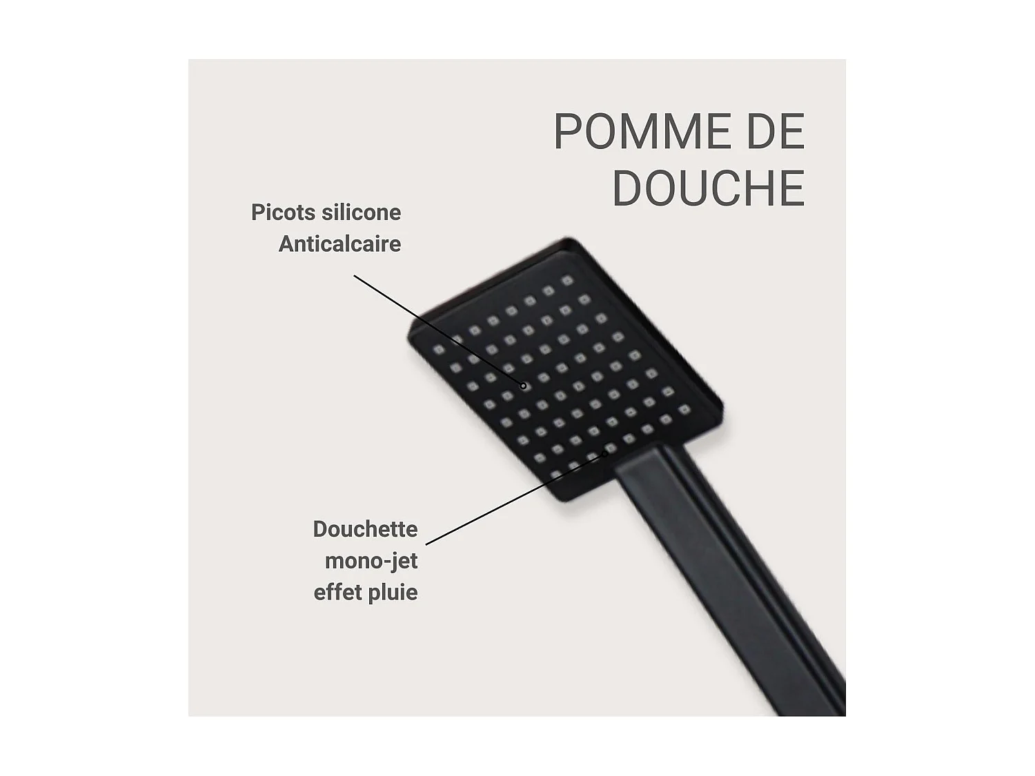 Ducha rectangular TALMA