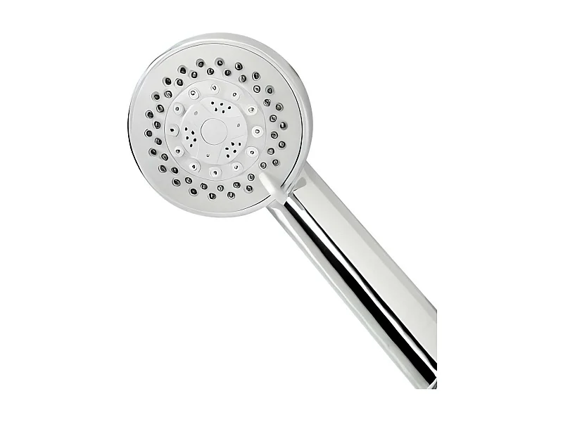 Douchette tête ronde en ABS chromée 5 jets
