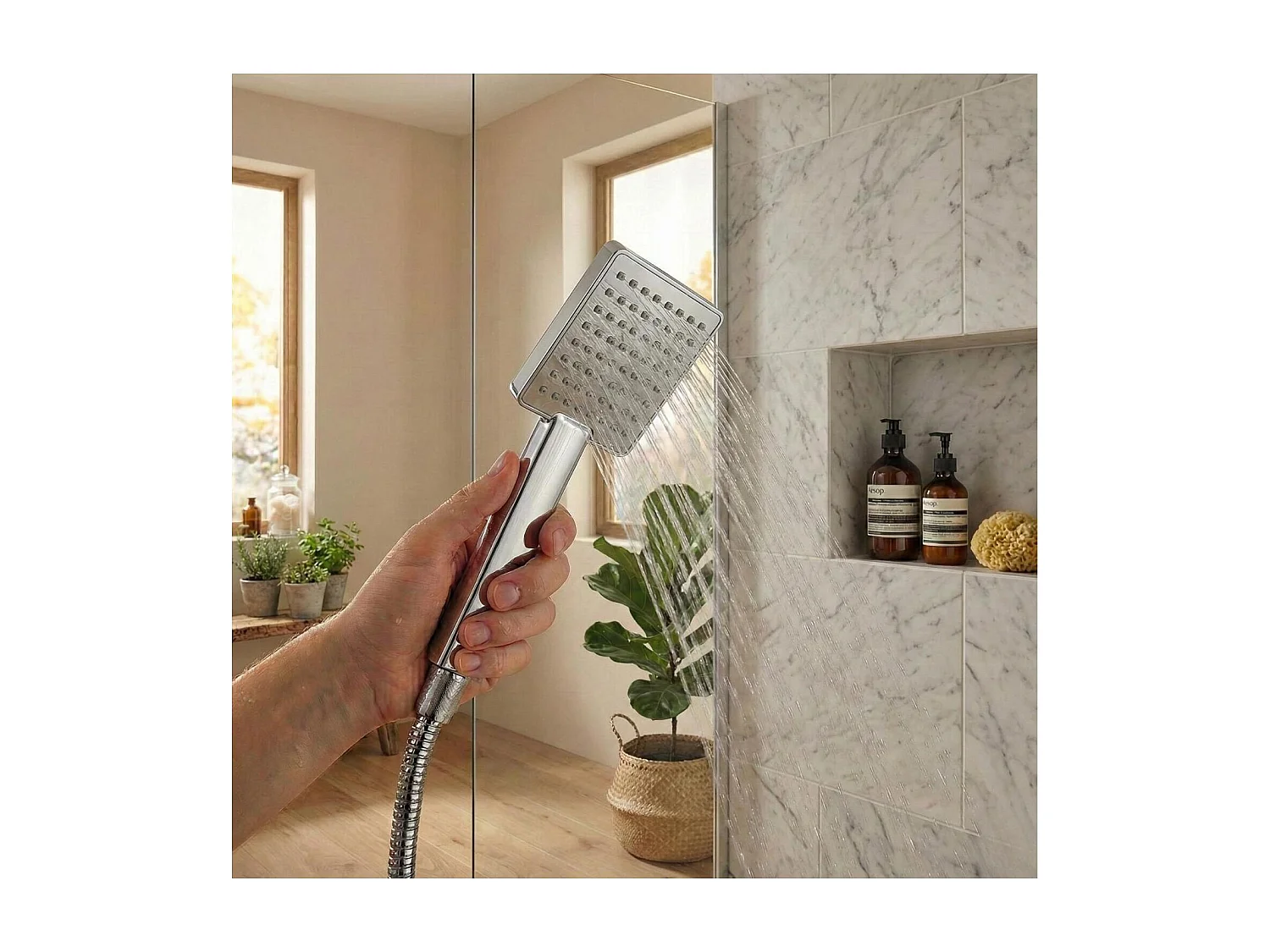 Douchette rectangulaire 1 jet TALMA