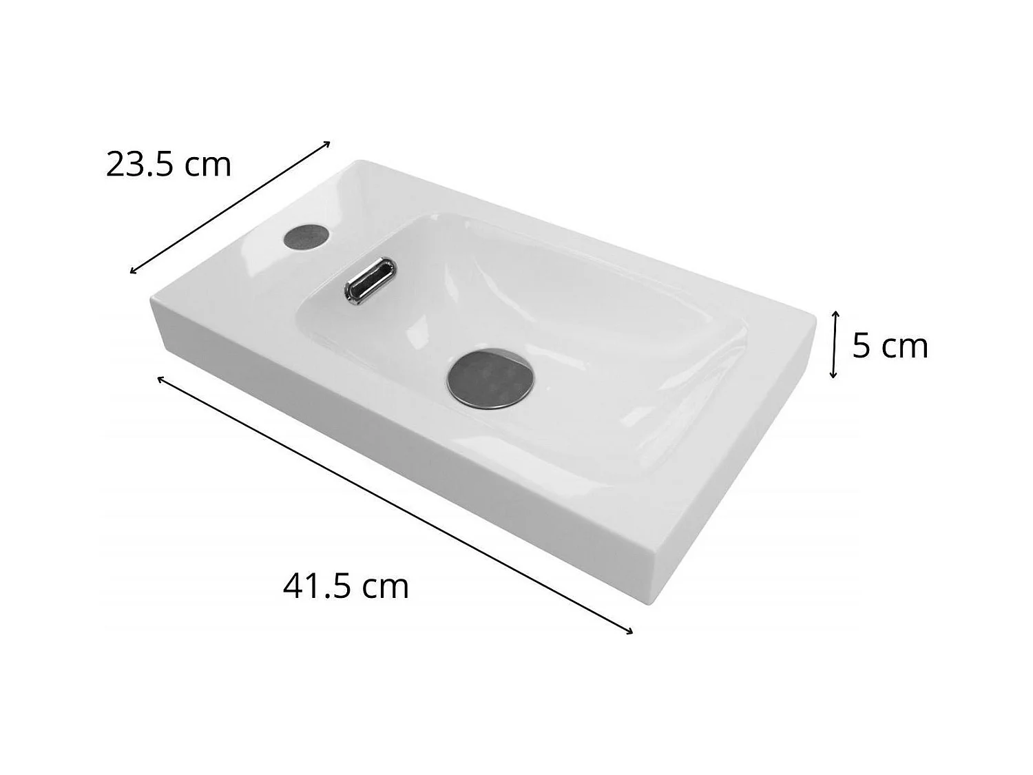 Lavandino in resina Hampton