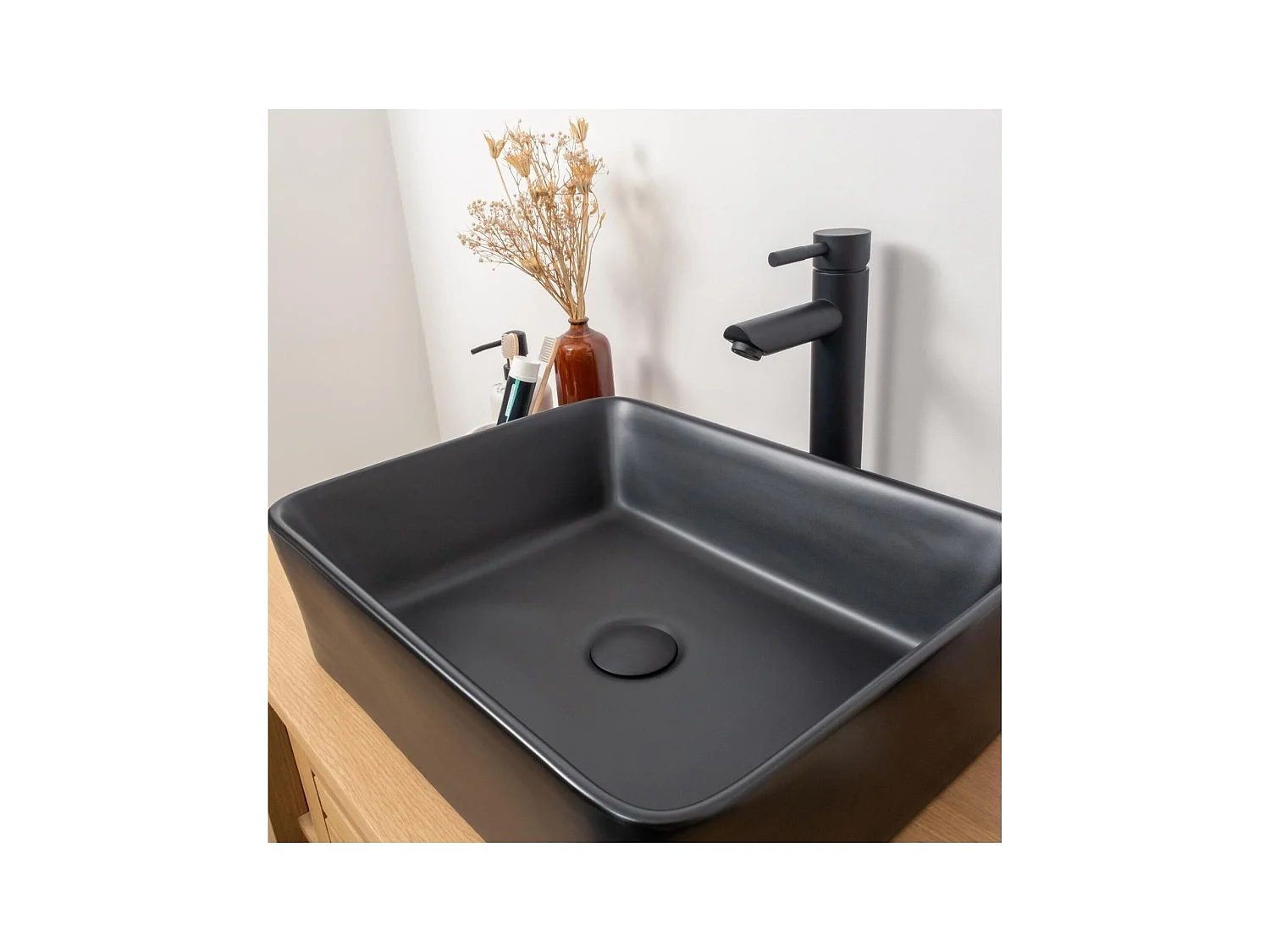 Lavabo de apoyo rectangular 48x37cm CLINT