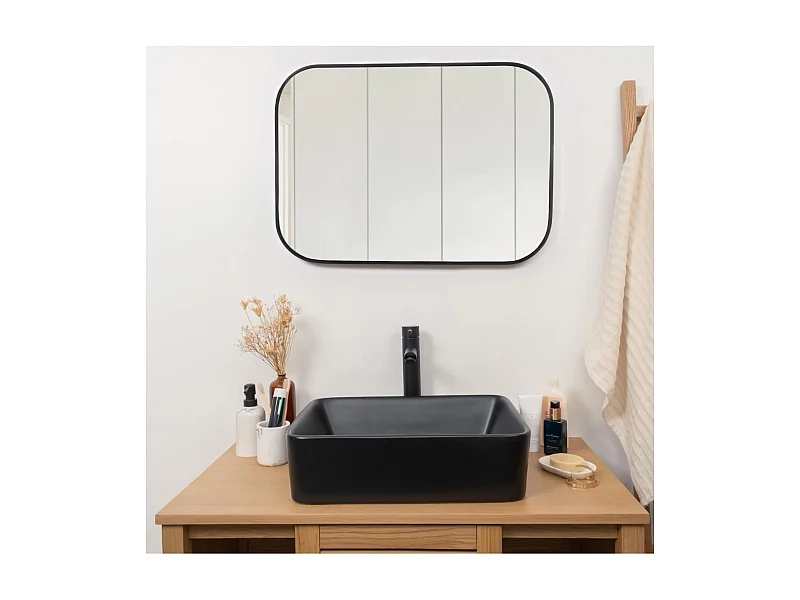 CLINT rechteckiges Aufsatzwaschbecken 48x37cm