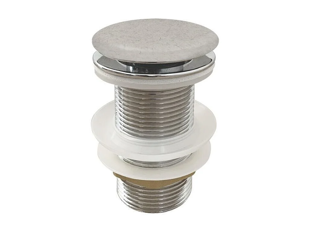 Vierkante betonnen wastafel 36x36cm + ARTEA afvoer