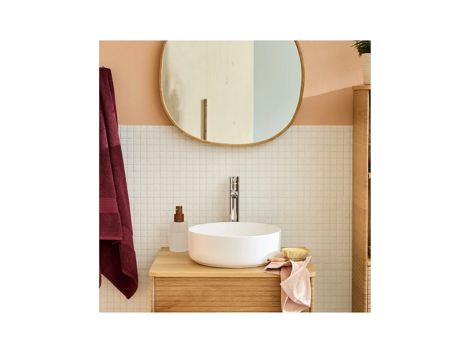 Rundes Aufsatzwaschbecken 36 x 36 cm DIEGO