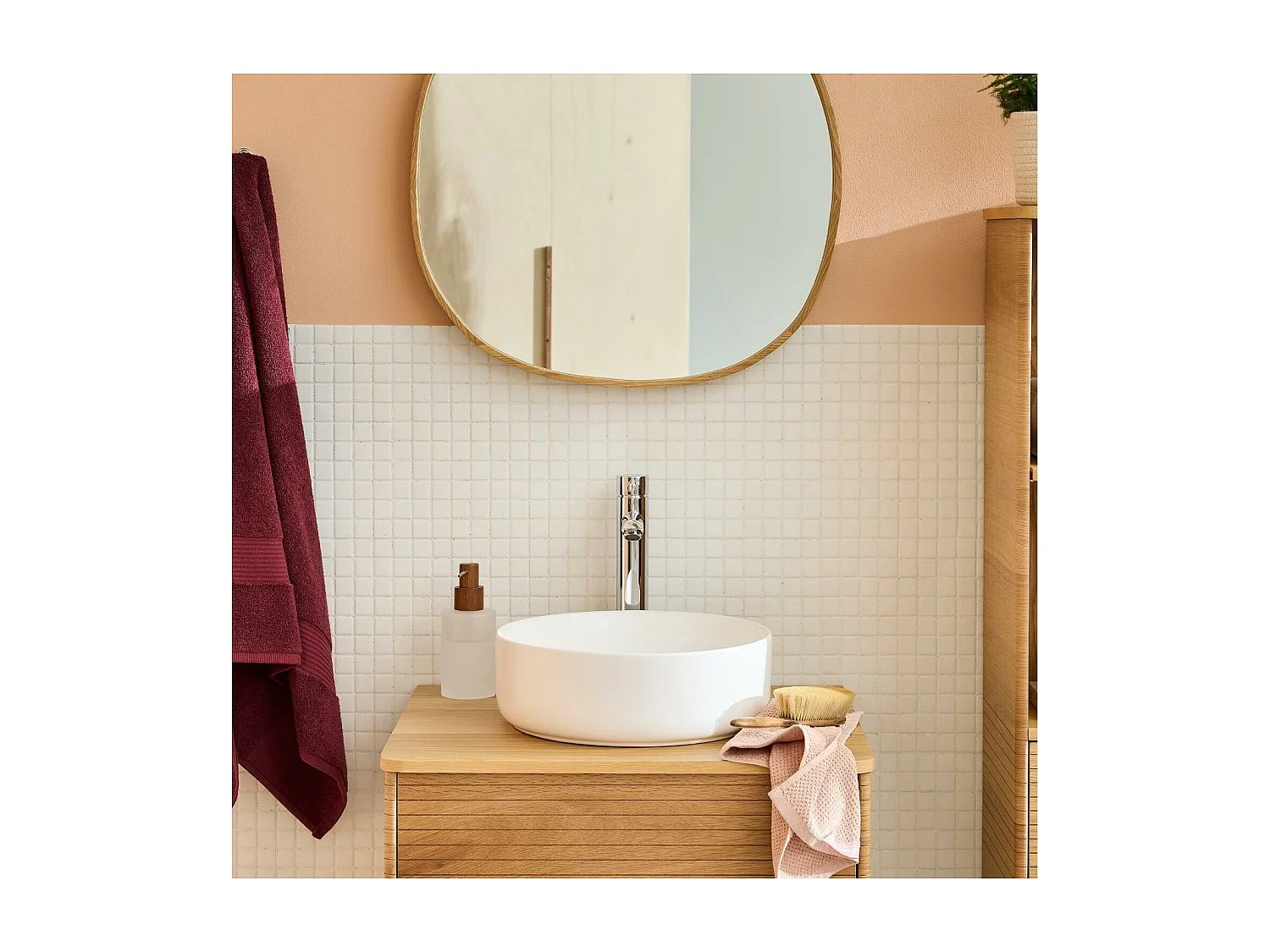 Ronde opzetwastafel 36 x 36 cm DIEGO