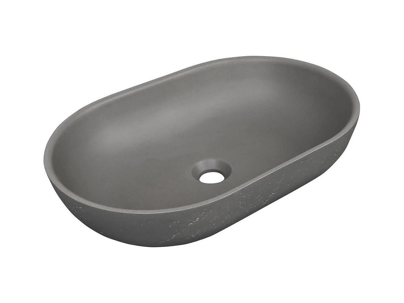 FLORE ovales Aufsatzwaschbecken 53x35cm