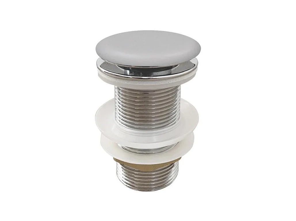 Lavabo orgánico de cemento liso 57x37cm + tapón IRIS