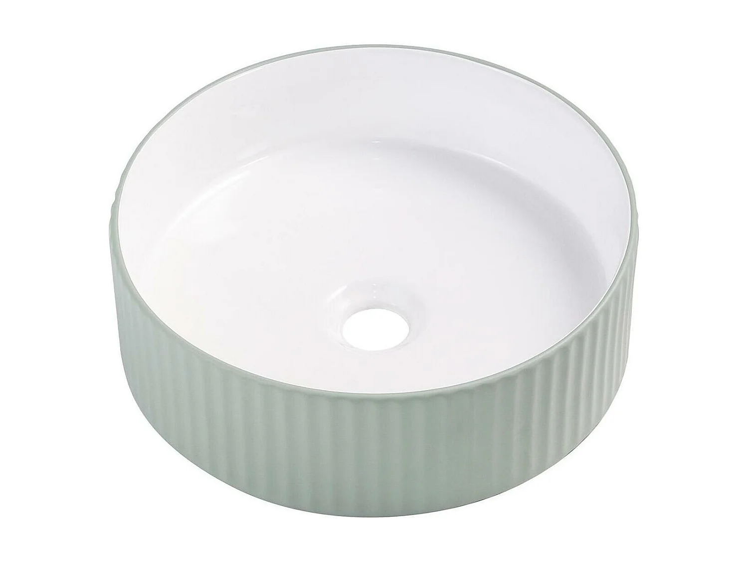 NELA rundes Aufsatzwaschbecken 36 x 36 cm