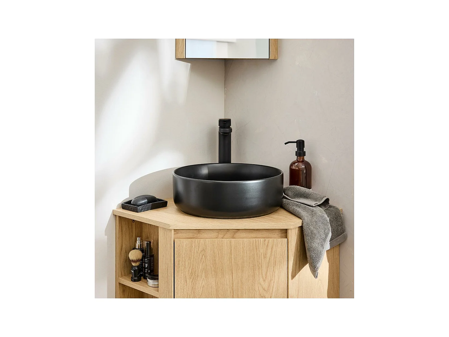 Rundes Aufsatzwaschbecken 36 x 36 cm DIEGO