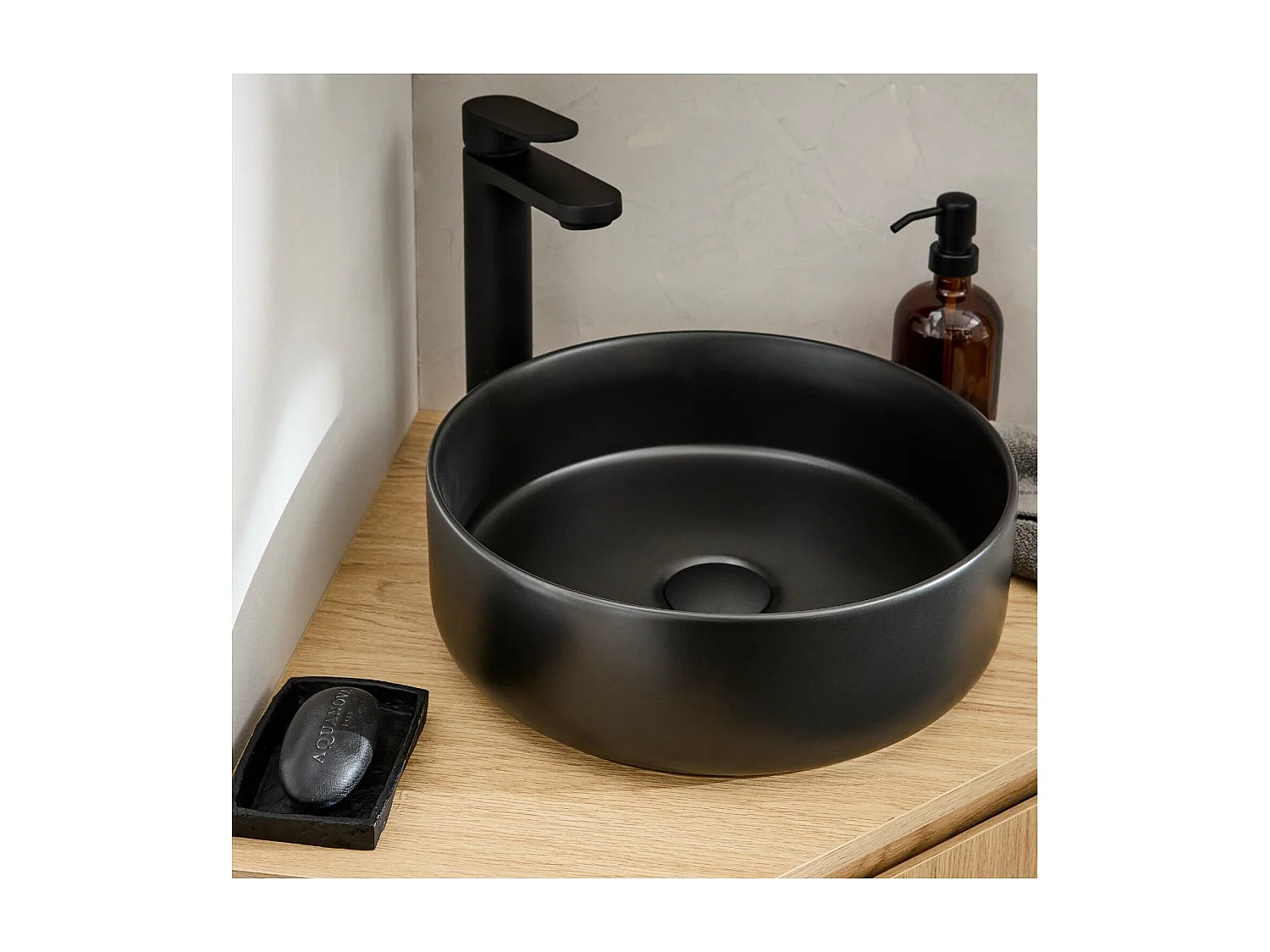 Ronde opzetwastafel 36 x 36 cm DIEGO