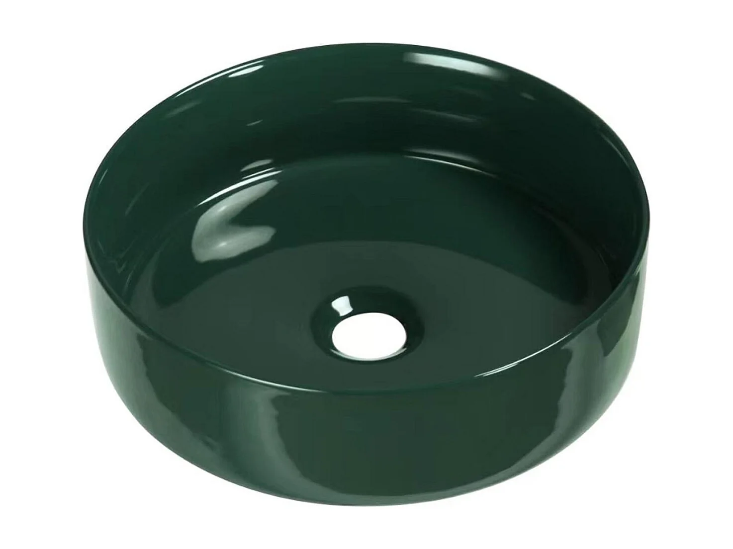 Vasque à poser ronde en céramique 36cm