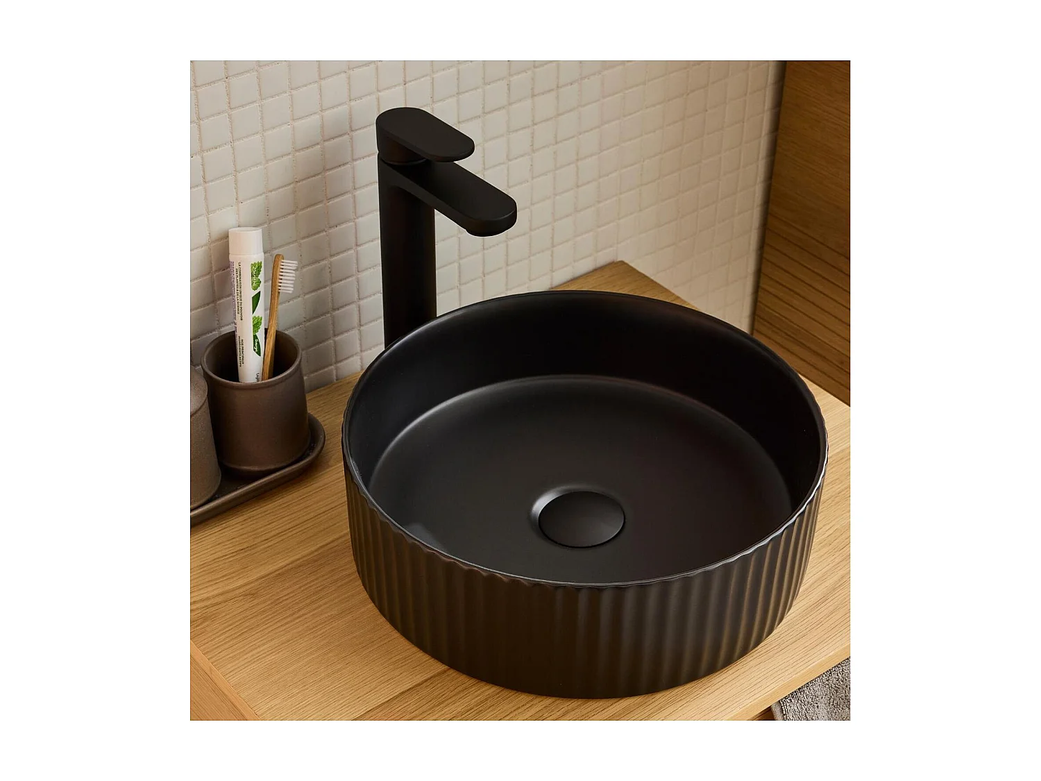 NELA ronde opzetwastafel 36 x 36 cm