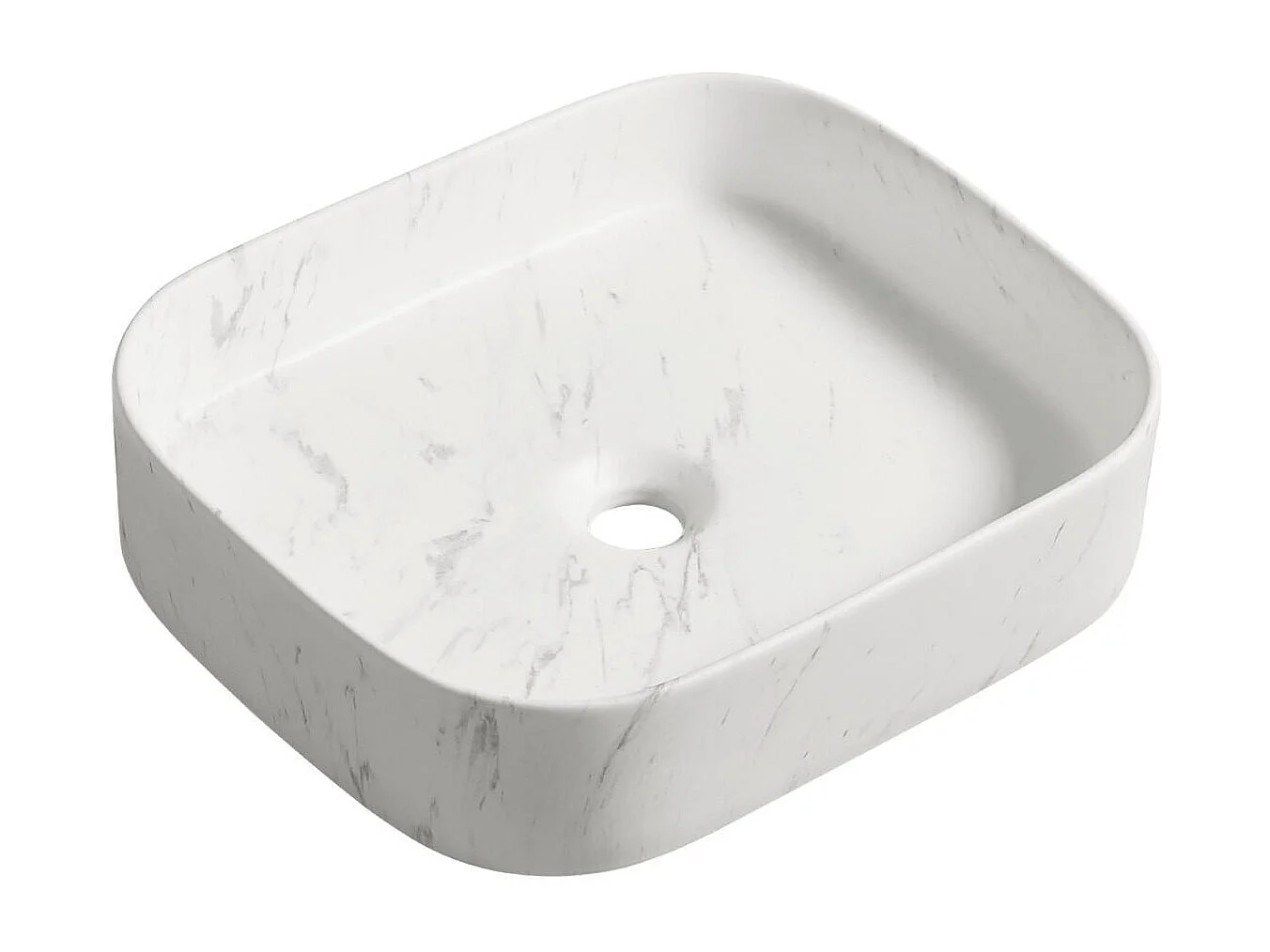 Naya-wastafel met marmereffect