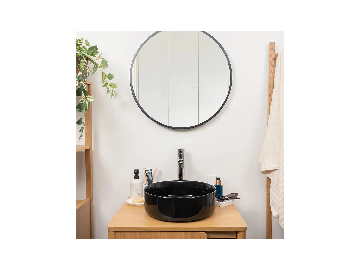 Rundes Aufsatzwaschbecken 36 x 36 cm DIEGO